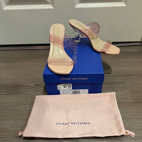 Stuart Weitzman Kristal clear polyvinyl sandals 8.5 - Picture 4 of 7